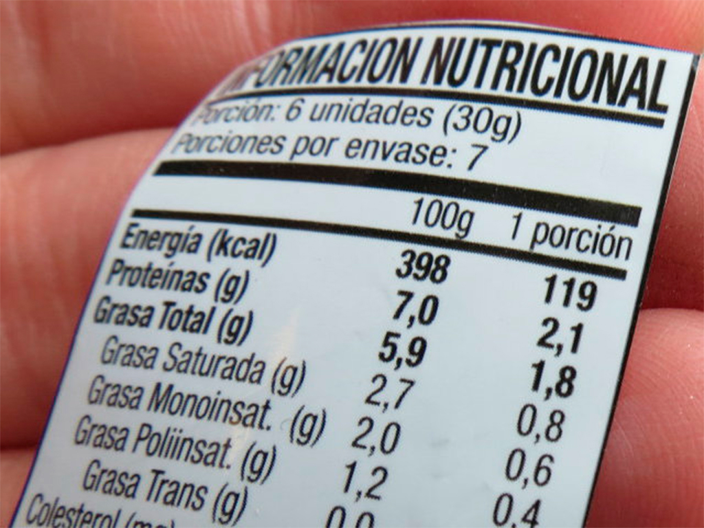 Como leer etiquetas nutricionales