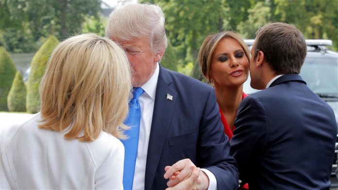trump-macron